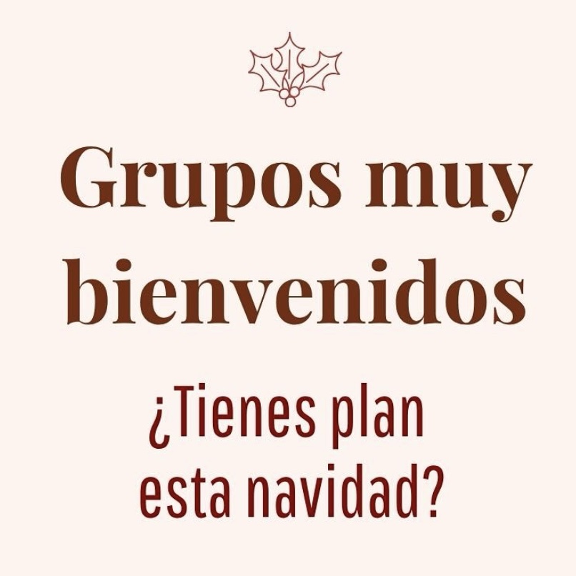 Menús de Navidad listos: reserva ya tu mesa